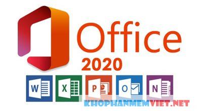 Bộ công cụ văn phòng Office 2020