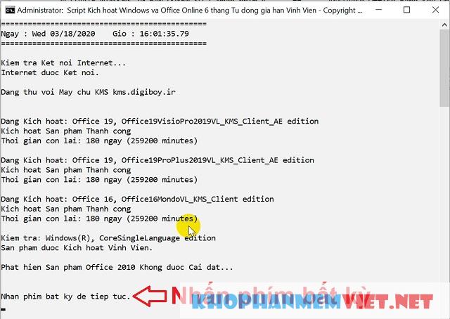 Crack Office 365 bằng AIO miễn phí