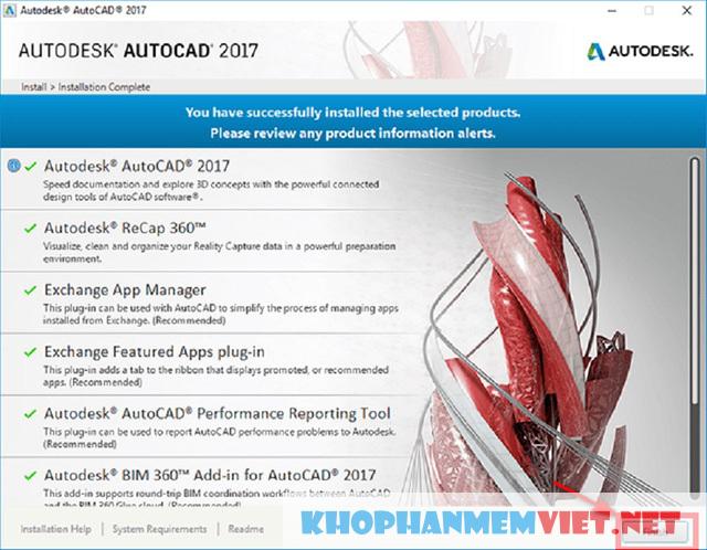 Hướng dẫn cài đặt Autocad 2017 miễn phí