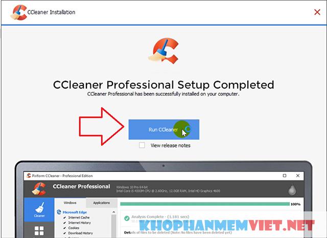 Cách cài đặt ccleaner