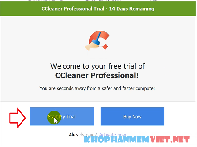 Cách cài đặt ccleaner