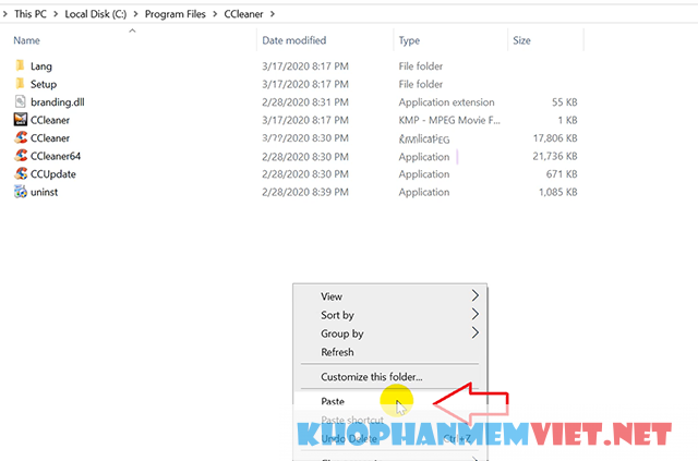 Cách cài đặt ccleaner