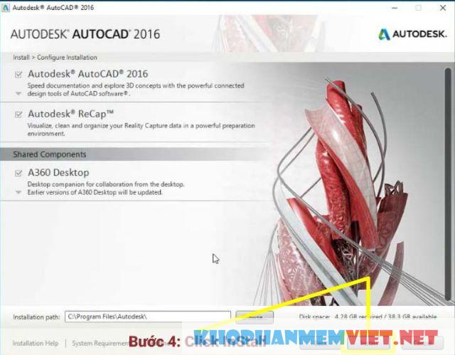 Hướng dẫn cài đặt Autocad 2016 miễn phí