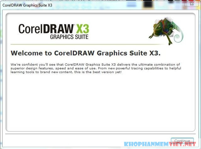 Cài đặt corel draw x3 bước 4