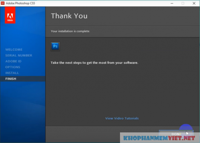 Hướng dẫn cài đặt phần mềm Photoshop CS5 miễn phí