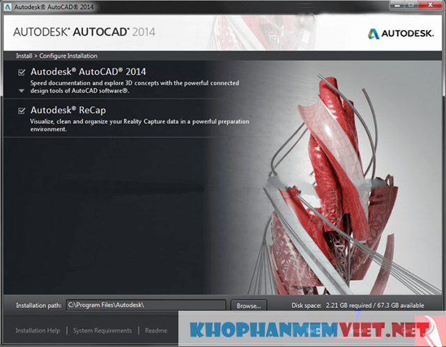 Hướng dẫn cài đặt Autocad 2014 miễn phí