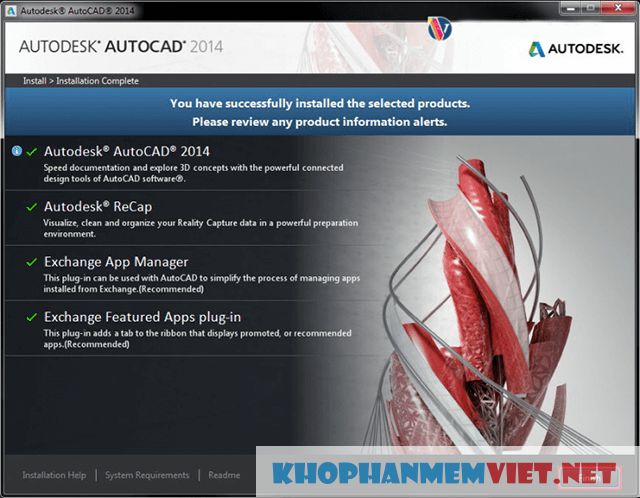 Hướng dẫn cài đặt Autocad 2014 miễn phí