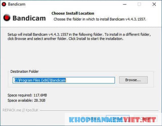 Hướng dẫn cài đặt bandicam 4.5 miễn phí