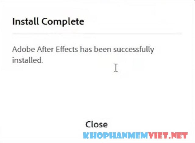 Hướng dẫn cài đặt After Effects 2022 miễn phí