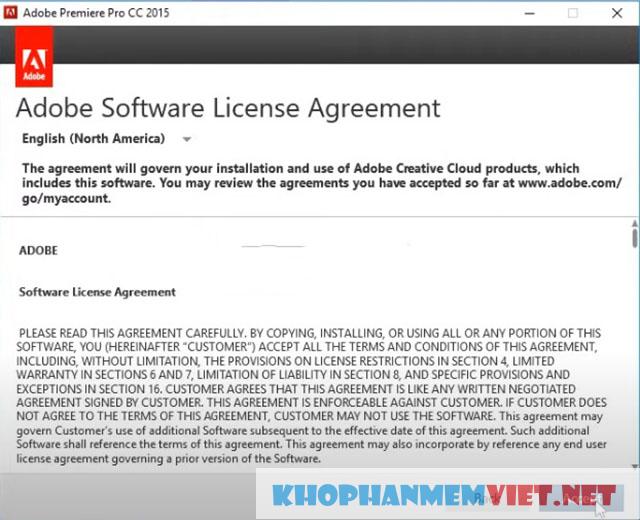 Hướng dẫn cài đặt Adobe Premiere Pro CC 2015 miễn phí