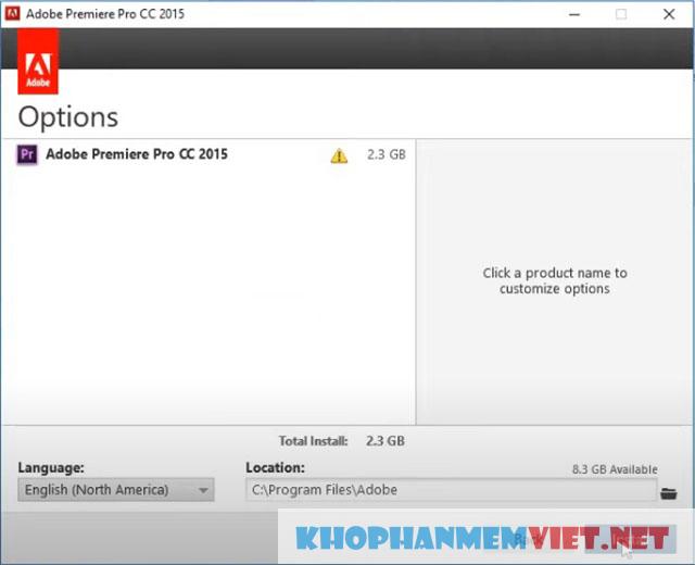 Hướng dẫn cài đặt Adobe Premiere Pro CC 2015 miễn phí