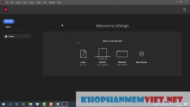 Hướng dẫn cài đặt Adobe InDesign 2022 miễn phí