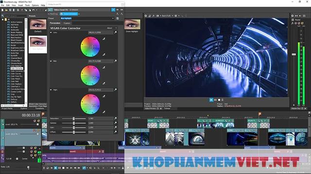 Tính năng của phần mềm Magix VEGAS Pro 19