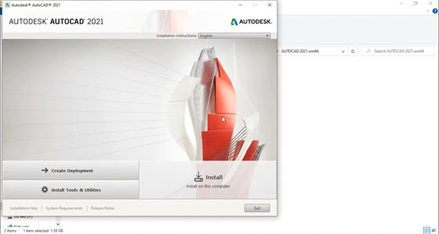 Hướng dẫn cài đặt autocad 2021