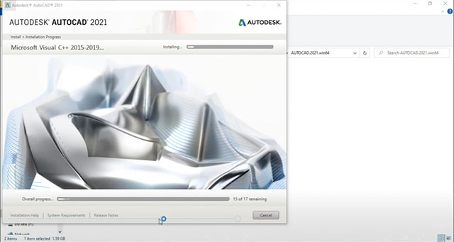 Hướng dẫn cài đặt autocad 2021