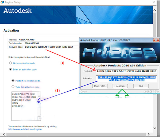 Hướng dẫn crack autocad 2010 miễn phí