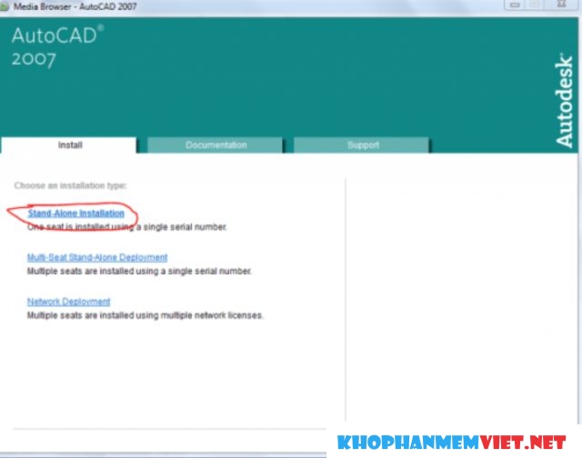 Hướng dẫn cài đặt autocad 2007 miễn phí