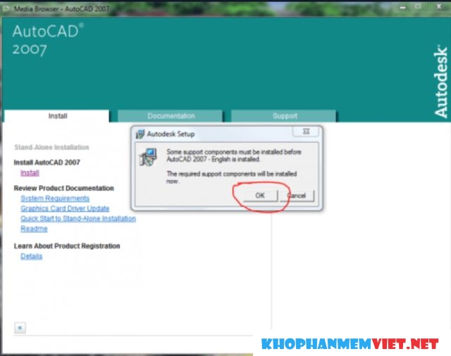 Hướng dẫn cài đặt autocad 2007 miễn phí