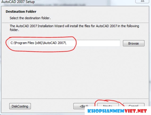 Hướng dẫn cài đặt autocad 2007 miễn phí