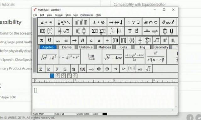 Thông tin tổng quan về Mathtype 7.4