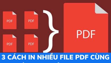 Cách in nhiều file pdf cùng lúc