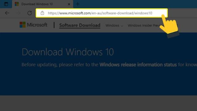 Tải win 10 với Microsoft Edge