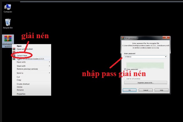 Cách crack Win 7 bằng phần mềm Windows Loader